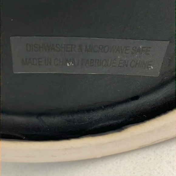 Anthropologie Monogrammed letter E Black Matte Mug / coffee beverage cup - Picture 3 of 12